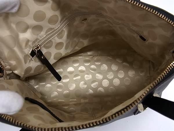 1円 ■美品■ kate spade ケイトスペード PXRU4471 レザー 2WAY ハンドバッグ ショルダー 斜め掛け レディース ブラック系 CD1892_画像5