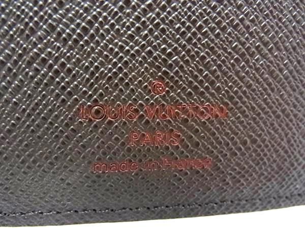 1円 ■美品■ LOUIS VUITTON ルイヴィトン N60017 ダミエ ポルトフォイユ ブラザ 二つ折り 長財布 ウォレット ブラウン系 CD1339_画像6