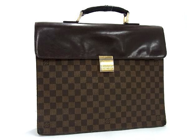 1円 LOUIS VUITTON ルイヴィトン N53315 ダミエ アルトナPM ビジネスバッグ ブリーフケース ハンドバッグ ブラウン系 BG6432_画像1