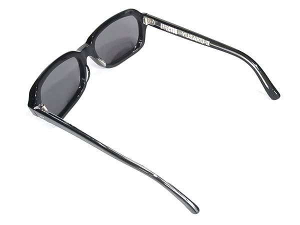 1円 ■美品■ EFFECTOR エフェクター YUSAKU II サングラス メガネ 眼鏡 レディース メンズ ブラック系 AV9490_画像2