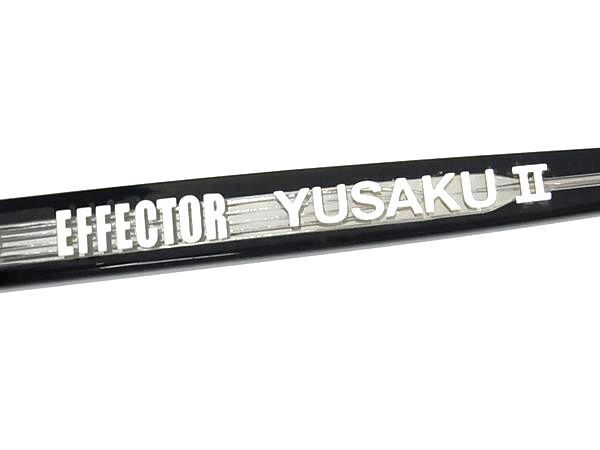 1円 ■美品■ EFFECTOR エフェクター YUSAKU II サングラス メガネ 眼鏡 レディース メンズ ブラック系 AV9490_画像5