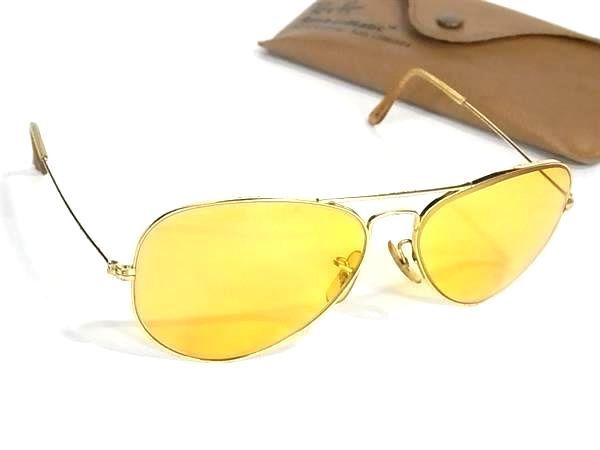 1 иен Ray-Ban RayBan B&Lboshu ром Vintage USA солнцезащитные очки очки очки мужской оттенок золота AV9518