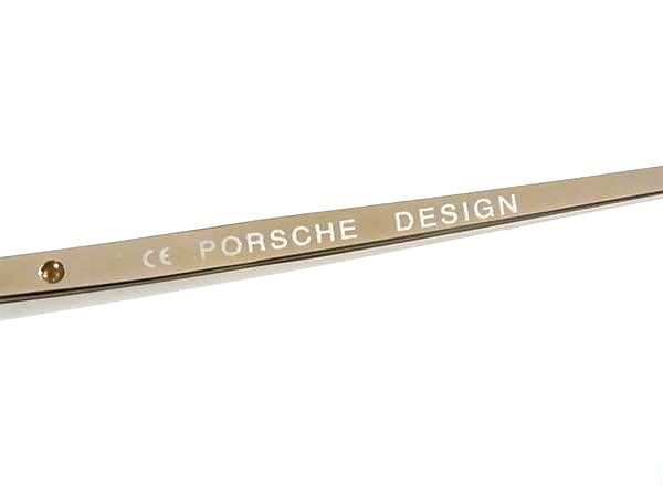 1円 PORSCHE DESIGN ポルシェデザイン P6011 C 53□18 140 サングラス メガネ 眼鏡 シャンパンゴールド系 AV9535_画像4