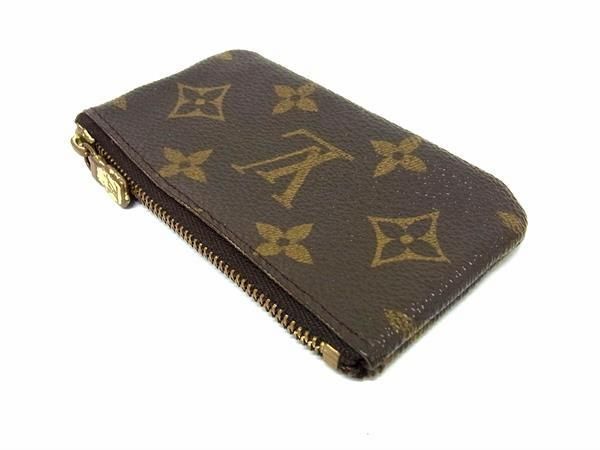 1円 ■美品■ LOUIS VUITTON ルイヴィトン M62650 モノグラム ポシェット クレ コインケース コインパース 小銭入れ ブラウン系 FA2386_画像2