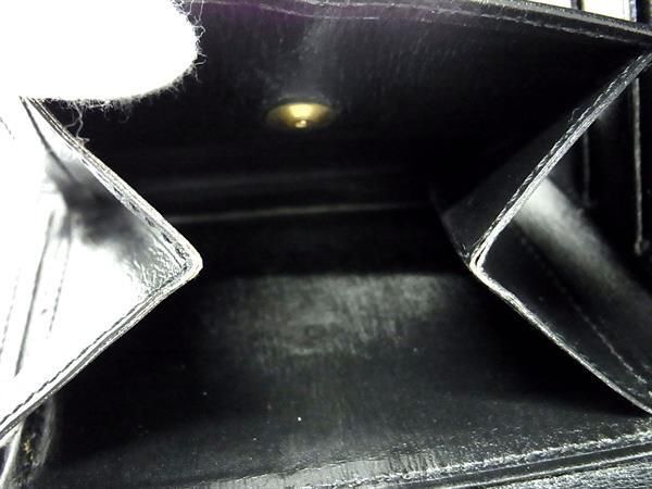 1円 LOUIS VUITTON ルイヴィトン M63542 エピ ポルトビエ カルトクレディ モネ 二つ折り 財布 ウォレット ノワール ブラック系 AW3857の画像5
