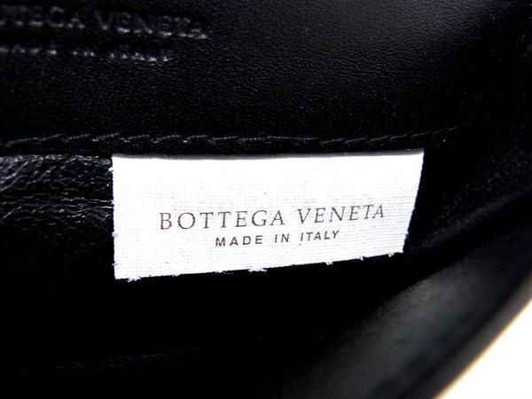 1円 ■美品■ BOTTEGA VENETA ボッテガヴェネタ イントレチャート レザー カードケース カード入れ 名刺入れ メンズ ブラック系 AY0762の画像5