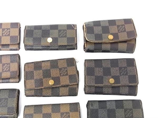 1円 LOUIS VUITTON ルイヴィトン ダミエ ミュルティクレ4 ミュルティクレ6 キーケース 鍵入れ 18点セット まとめ売り DA6681_画像3