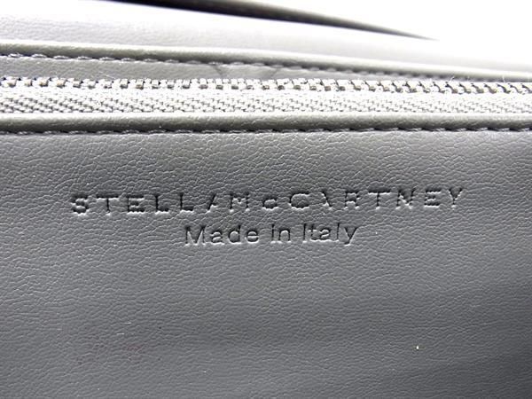 1円 STELLA McCARTNEY ステラ マッカートニー ファラベラ エコレザー 二つ折り 長財布 ウォレット グレー系 BI1607の画像6
