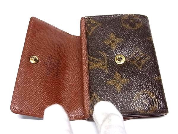 1円 ■美品■ LOUIS VUITTON ルイヴィトン M61930 モノグラム ポルトモネ プラ コインケース コインパース 小銭入れ ブラウン系 FB0400_画像3