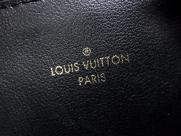 1円 ■美品■ LOUIS VUITTON ルイヴィトン モノグラム アンプラント ポシェットフェリシー用 ポーチ レディース ブラック系 FC0372の画像4