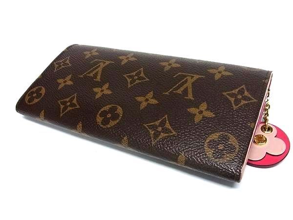 1円 ■美品■ LOUIS VUITTON ルイヴィトン M68313 モノグラム ポルトフォイユ エミリー 長財布 ウォレット レディース ブラウン系 FC0358_画像2