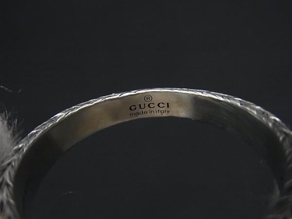 1円 GUCCI グッチ インターロッキングG SV925 リング 指輪 アクセサリー 表記サイズ 23 (約22号) メンズ シルバー系 AW4938_画像4