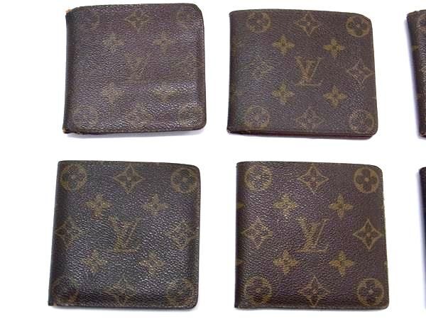 1円 LOUIS VUITTON ルイヴィトン モノグラム 二つ折り 財布 ウォレット 小銭入れ 札入れ カード入れ 9点セット まとめ売り DA7422_画像4