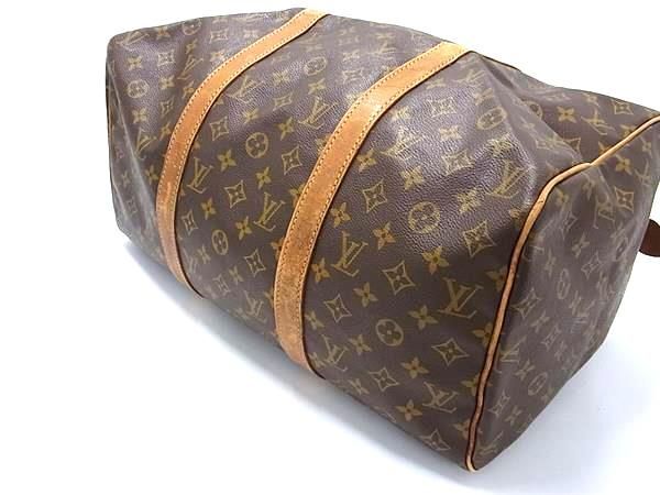 1円 LOUIS VUITTON ルイヴィトン M41624 モノグラム サック スープル45 ボストンバッグ トラベルバッグ ブラウン系 AX3550の画像4