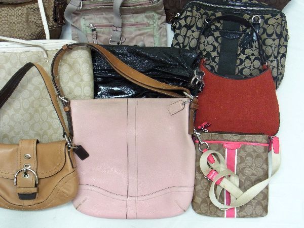 1円 COACH コーチ シグネチャー 等 キャンバス レザー 等 トートバッグ ハンドバッグ ショルダーバッグ 20点セット まとめ売り DA7443_画像5