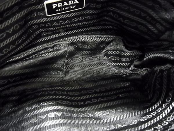 1円 PRADA プラダ テスートナイロン クロスボディ ショルダーバッグ 斜め掛けかばん レディース メンズ ブラック系 FC2900の画像5