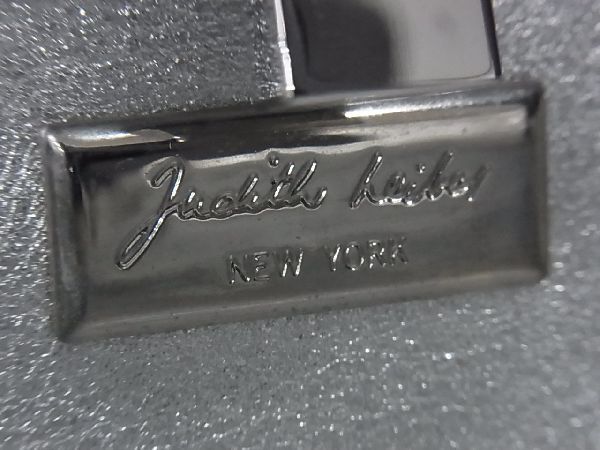 1円 ■美品■ JUDITH LEIBER ジュディスリーバー クリスタル ミラー付き チェーン ハンドバッグ パーティー クラッチ シルバー系 BC2057_画像9