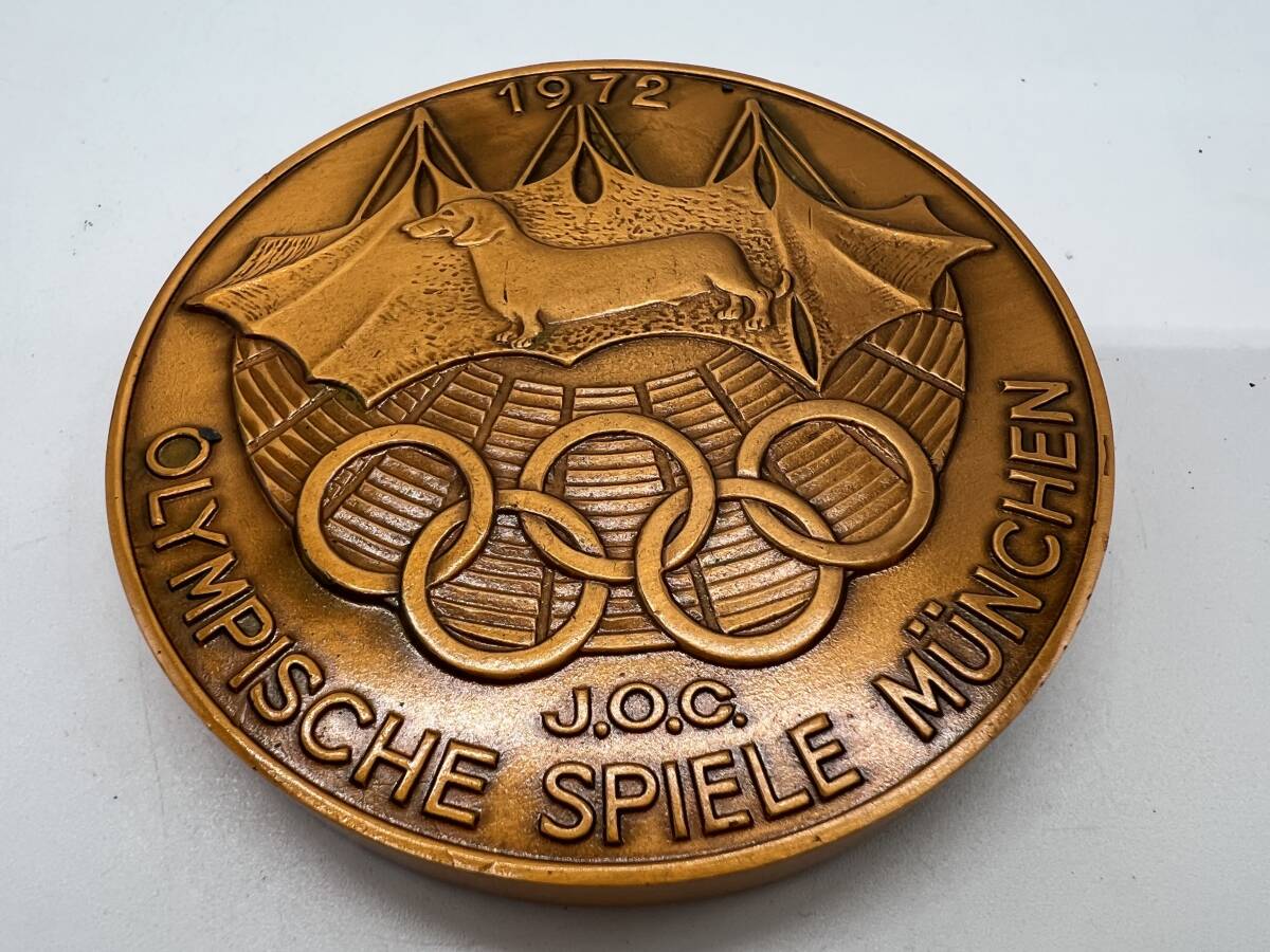 ミュンヘン オリンピック 1972 公式参加メダル 銅メダルのみ 268g【4348】_画像3