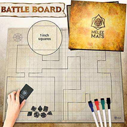 The Original Battle Grid Game Mat 70cm x 60cm - Dungeons and Dragons【輸入品 新品】_画像3
