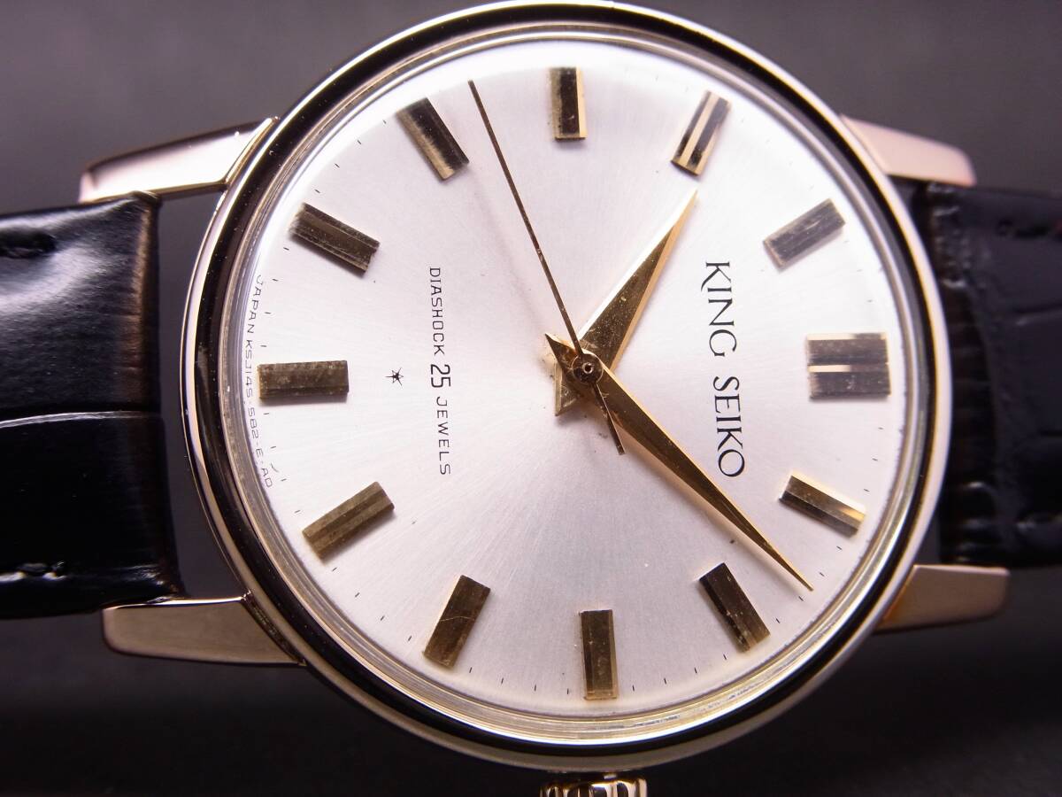 KS ファースト キングセイコー 14K 総金張り 手巻き時計 1963年製 美品！！