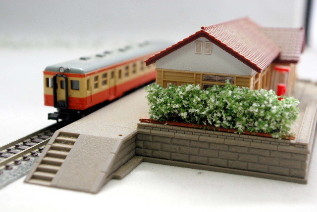 鉄道、建築模型　ジオラマ　つつじの生垣（白）_画像3