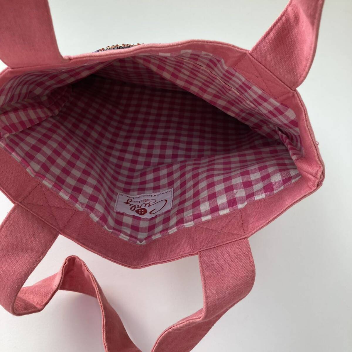 [Curly] Curly Collection украшен блестками сумка розовый тропический машина Lee большая сумка 