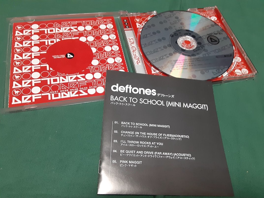 DEFTONES デフトーンズ◆『バック・トゥ・スクール』日本盤CDユーズド品の画像2