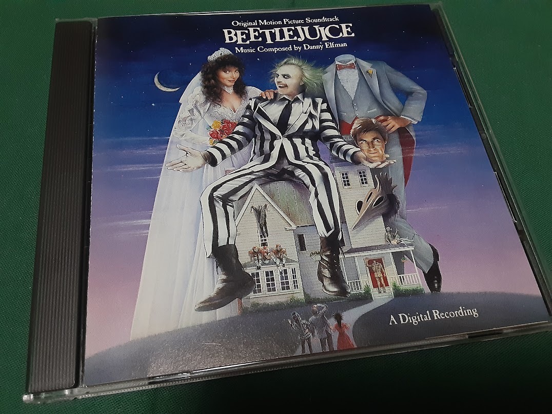 サントラ DANNY ELFMAN ダニー・エルフマン◆『BEETLEJICE　ビートルジュース』輸入盤CDユーズド品_画像1