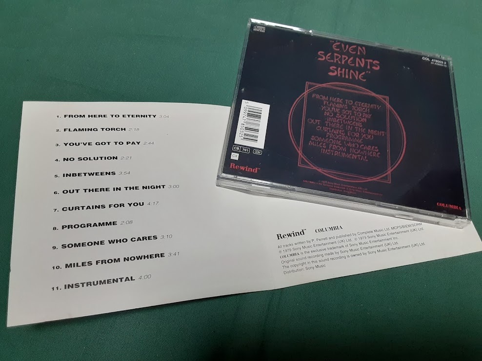 ONLY ONES,THE　ジ・オンリー・ワンズ◆『Even Serpents Shine』輸入盤CDユーズド品_画像3