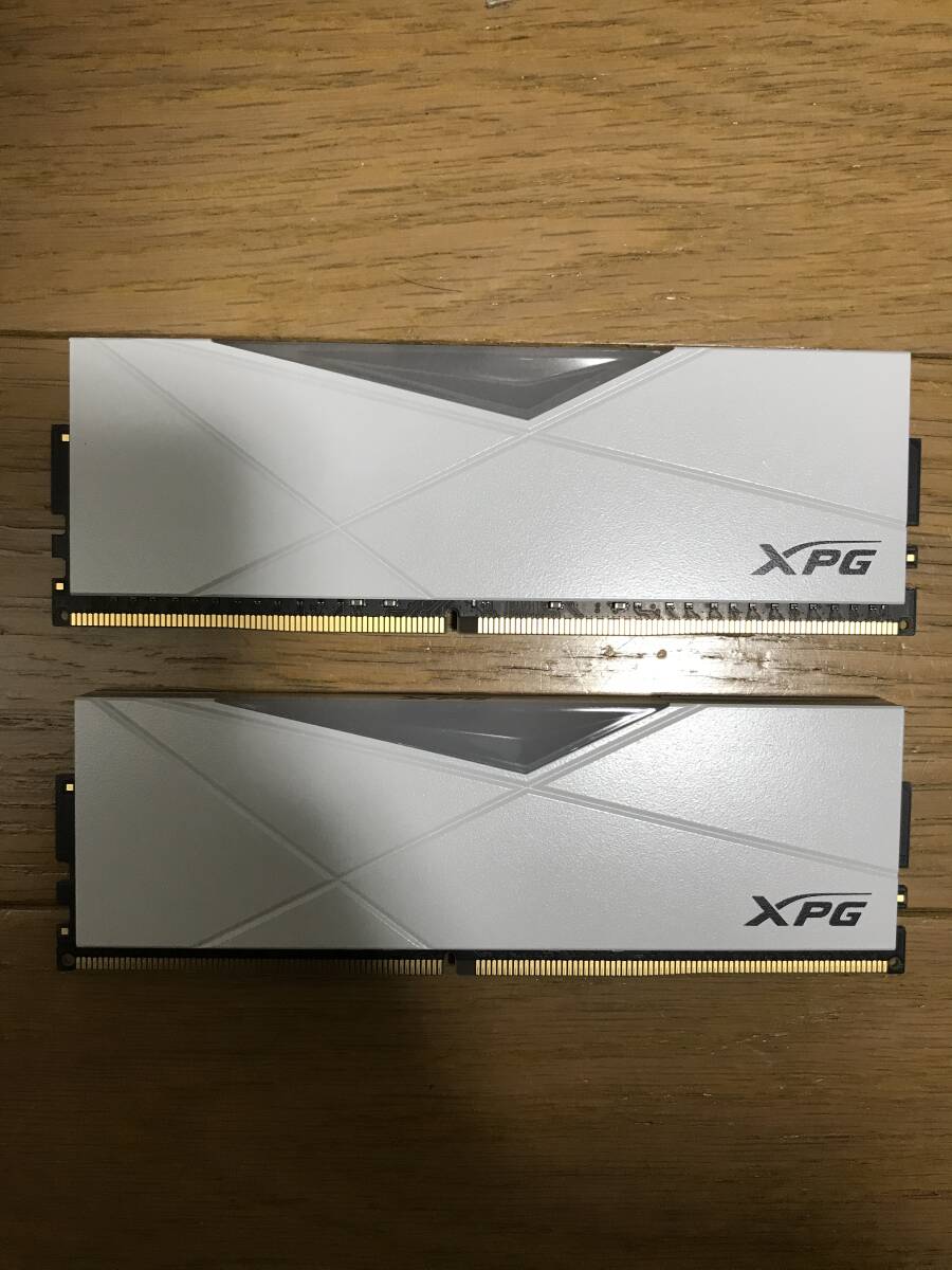 XPG SPECTRIX D50 RGB AX4U320016G16A-DW50 DDR4-3200 16GBx2枚 計32GB メモリ 動作確認済_2_画像4