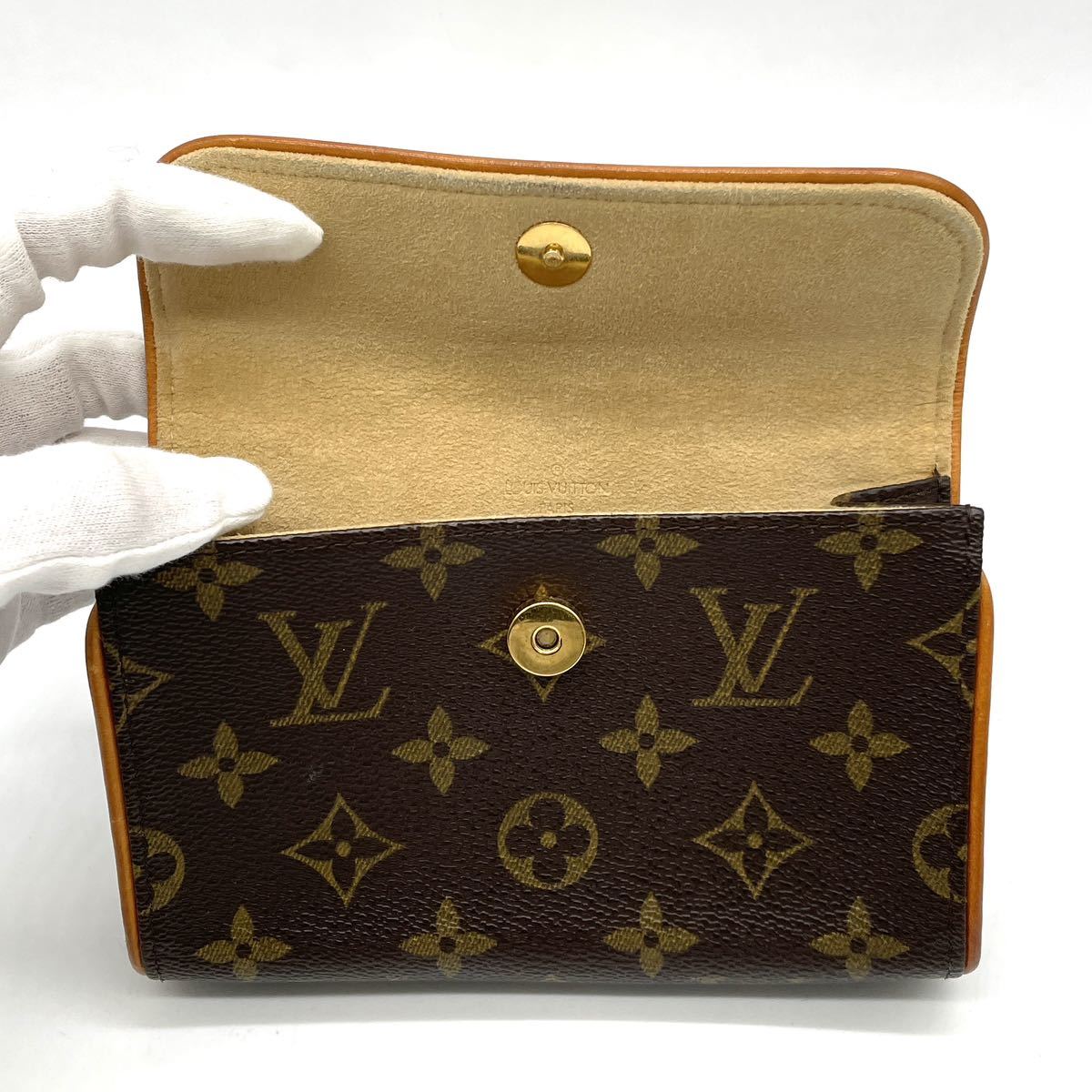 1円 良品 LOUIS VUITTON ルイヴィトン モノグラム ポシェット フロランティーヌ ウエストポーチ ウエストバッグ XSサイズ M51855_画像7