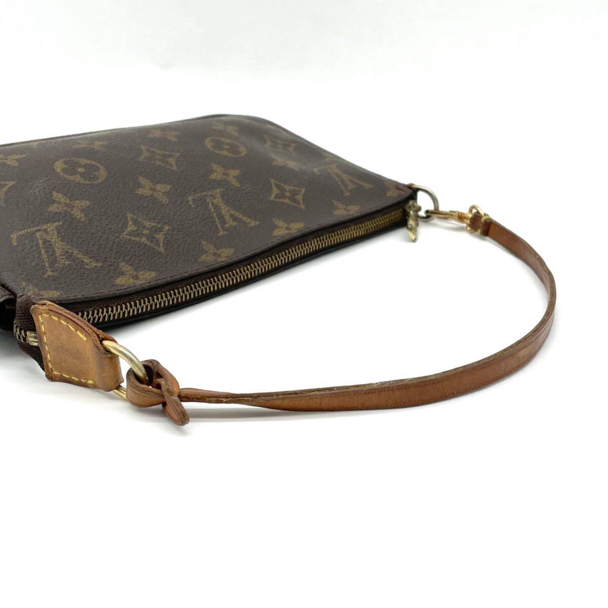 1円 LOUIS VUITTON ルイヴィトン モノグラム ポシェットアクセソワール アクセサリーポーチ ハンドバッグ M51980_画像6