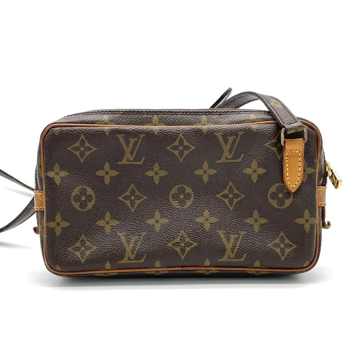 1円 LOUIS VUITTON ルイヴィトン モノグラム ポシェット マルリーバンドリエール ショルダーバッグ クロスボディ M51828_画像2