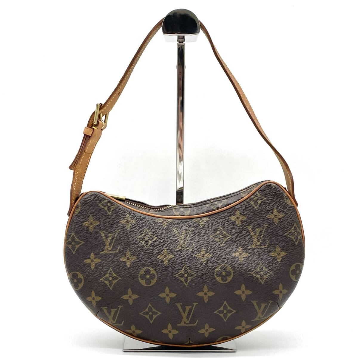 1円 LOUIS VUITTON ルイヴィトン モノグラム ポシェットクロワッサン クロワッサンPM ショルダーバッグ ハンドバッグ M51510_画像1