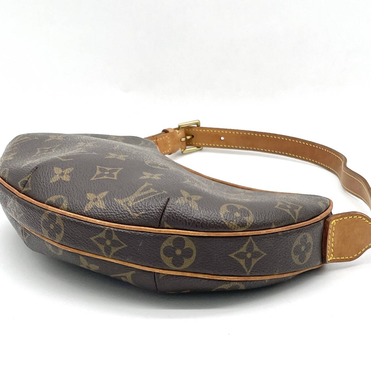 1円 LOUIS VUITTON ルイヴィトン モノグラム ポシェットクロワッサン クロワッサンPM ショルダーバッグ ハンドバッグ M51510_画像4