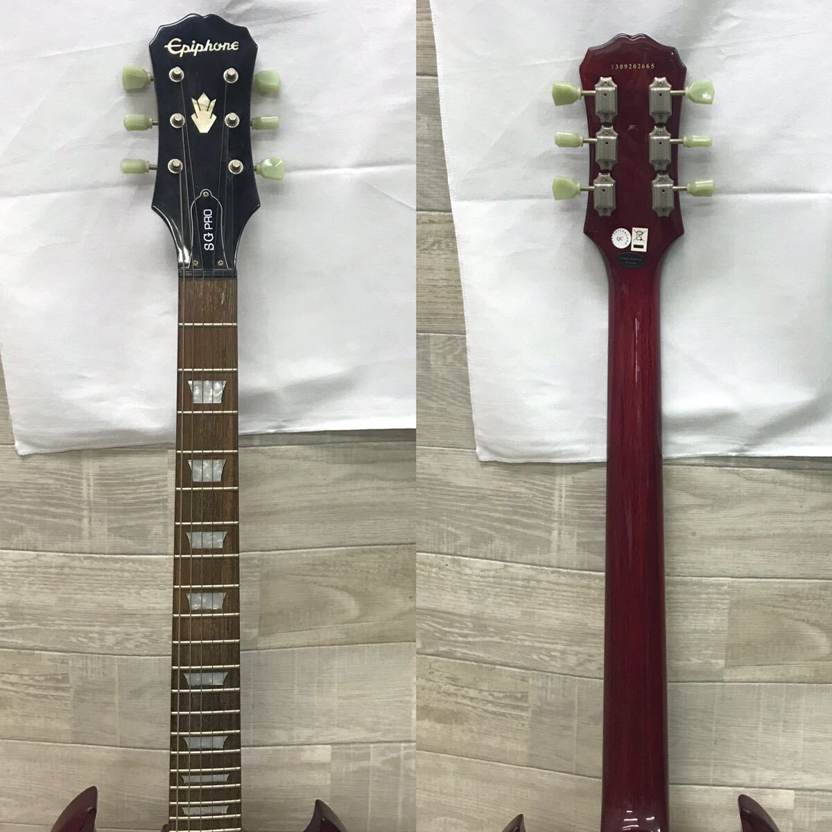 保管品 中古 Epiphone SG PRO エピフォン エレキギター 現状品_画像3