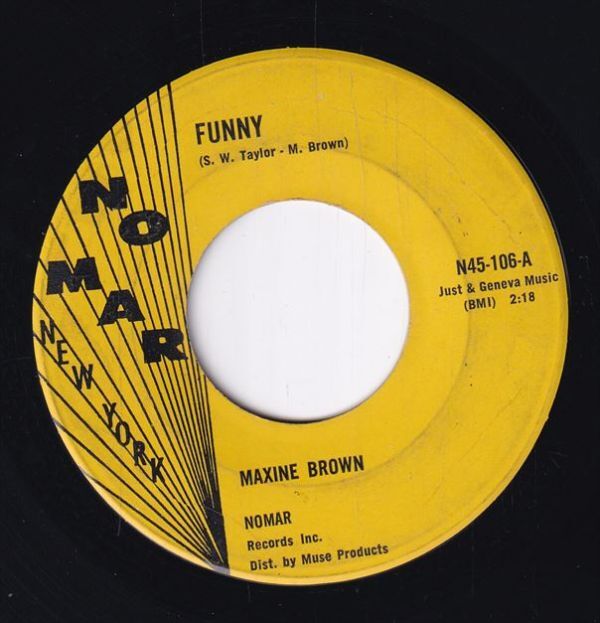 Maxine Brown - Funny / Now That You've Gone (A) OL-CH610の画像1