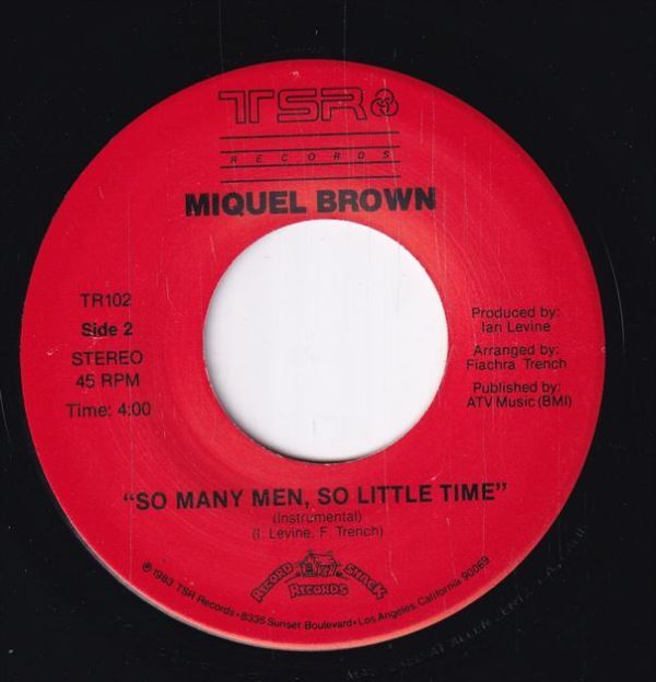 Miquel Brown - So Many Men, So Little Time / Inst (A) RP-CH589_画像1