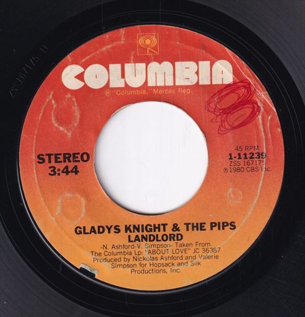 Gladys Knight & The Pips - Landlord / We Need Hearts (A) SF-CH467_画像1