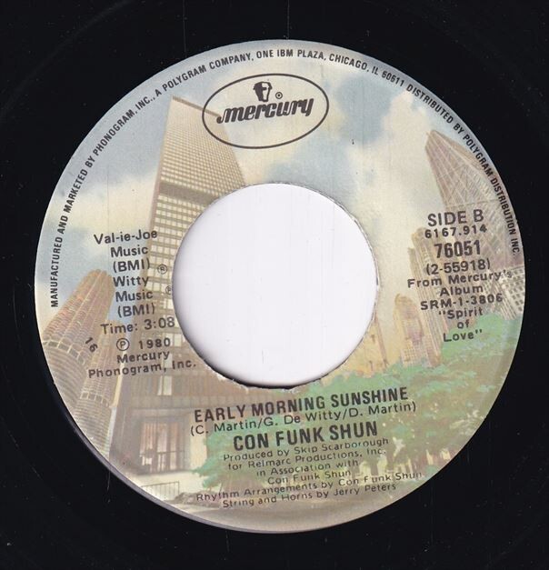 Con Funk Shun - Got To Be Enough / Early Morning Sunshine (A) SF-CJ101_画像1
