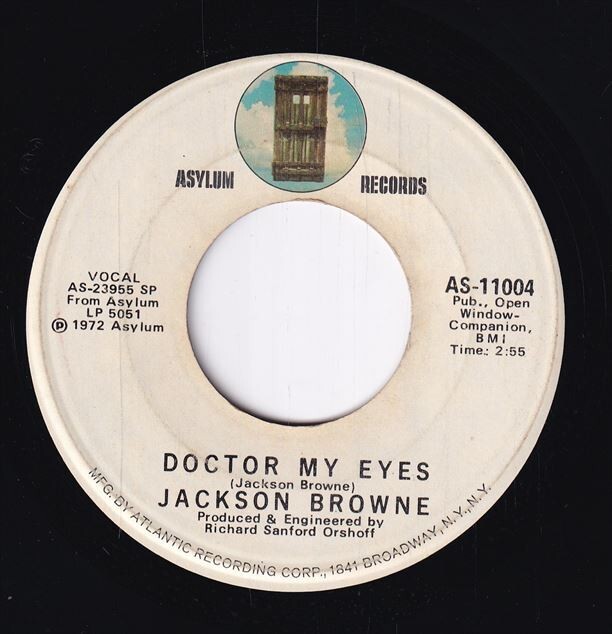 Jackson Browne - Doctor My Eyes / Looking Into You (A) RP-CH043_画像1