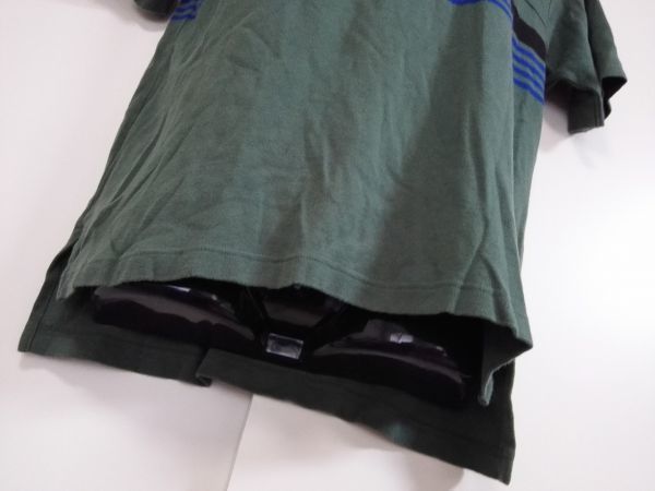 kkyj1664 ■ APALETTA ■ ポロシャツ トップス カットソー 半袖 グリーン 緑 コットン M_画像6