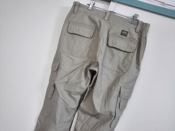 kkyj1672 ■ Eddie Bauer ■ エディーバウアー カーゴパンツ ボトムス ダークベージュ コットン 32 M_画像6