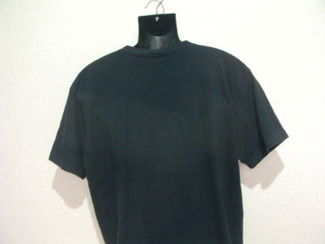 ssy8450 TOUCH 50 半袖 Tシャツ カットソー ブラック ■ 無地 ■ クルーネック コットン100 大きいサイズ XXL_画像5