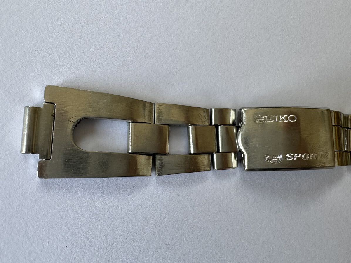 ☆1000円スタート☆　セイコー　５スポーツ　純正　ブレス　ジャンク品　　SEIKO　５SPORTS_画像2