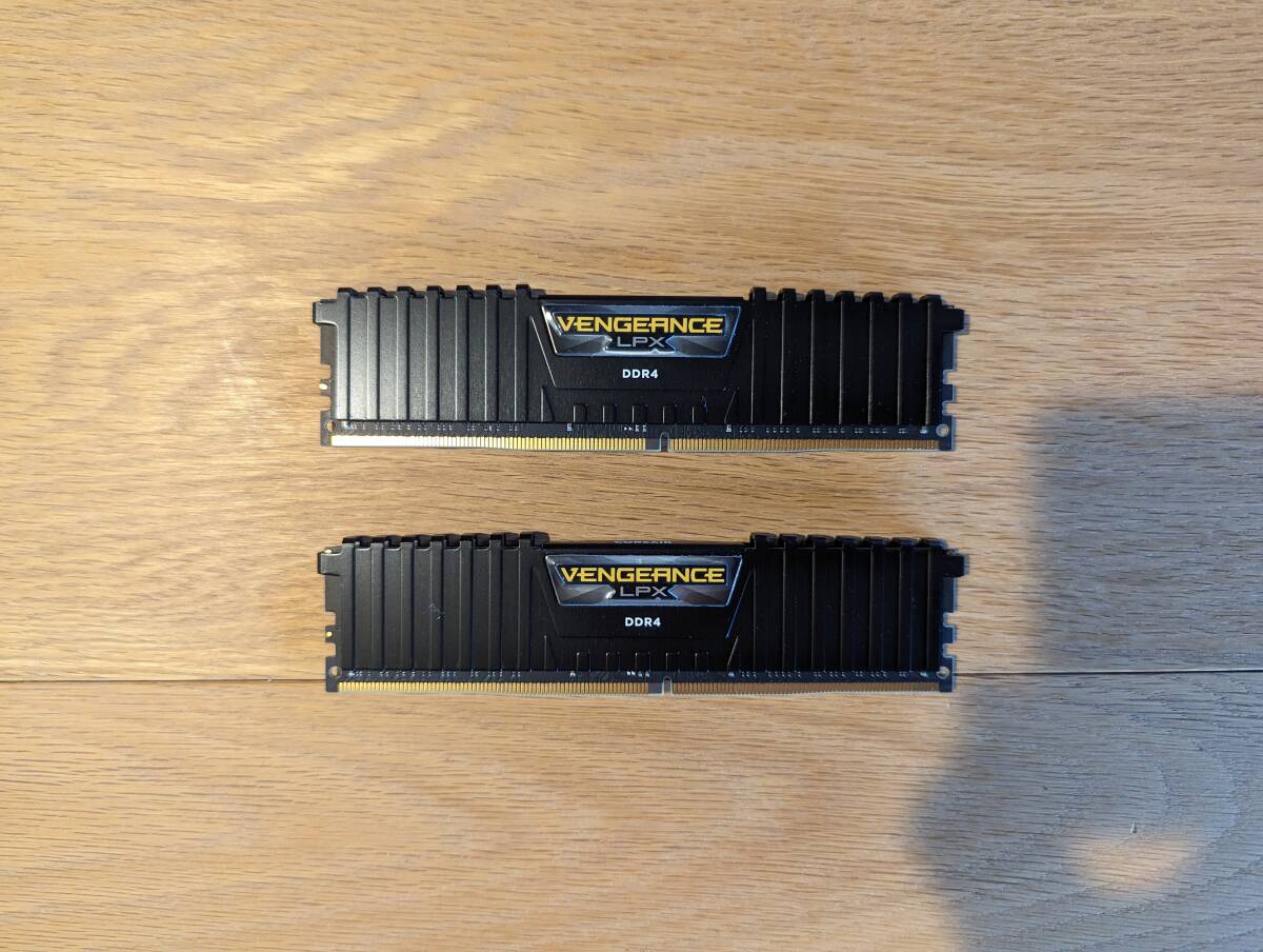 デストップメモリ DDR4 2666MHz CORSAIR VENGEANCE LPX シリーズ 16GB×2 32GB_画像2