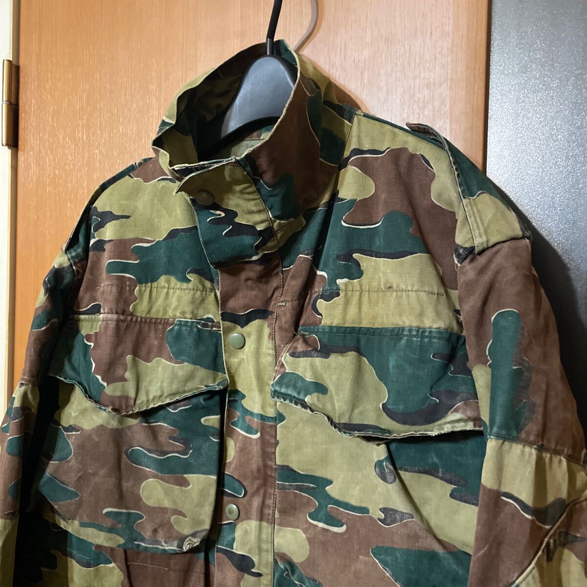 希少 50s 『VINTAGE』ベルギー軍 1st ジグソーカモパラ 希少 50s 『VINTAGE』ベルギー軍 1st ジグソーカモパラ