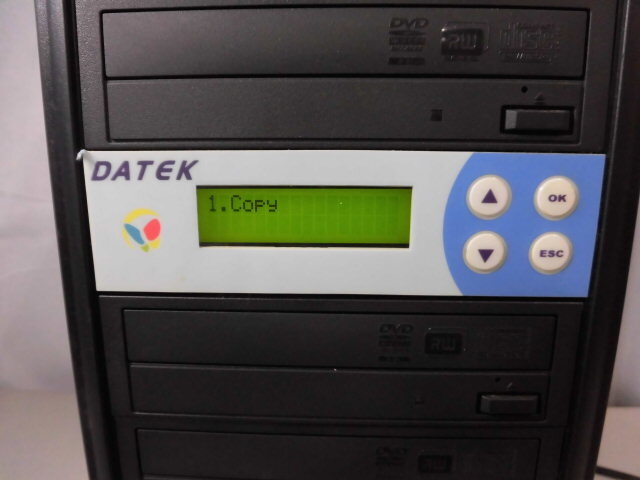 ◆◇494 DATEK 1：11 デュプリケーター DVDコピー機 複製機 通電〇◇◆_画像2
