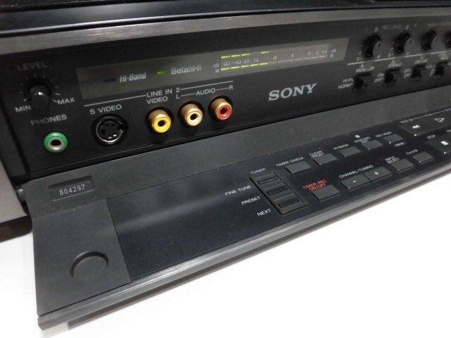 ◆◇526 SONY EDV-8000 ベータデッキ 通電〇 動作未確認◇◆の画像3