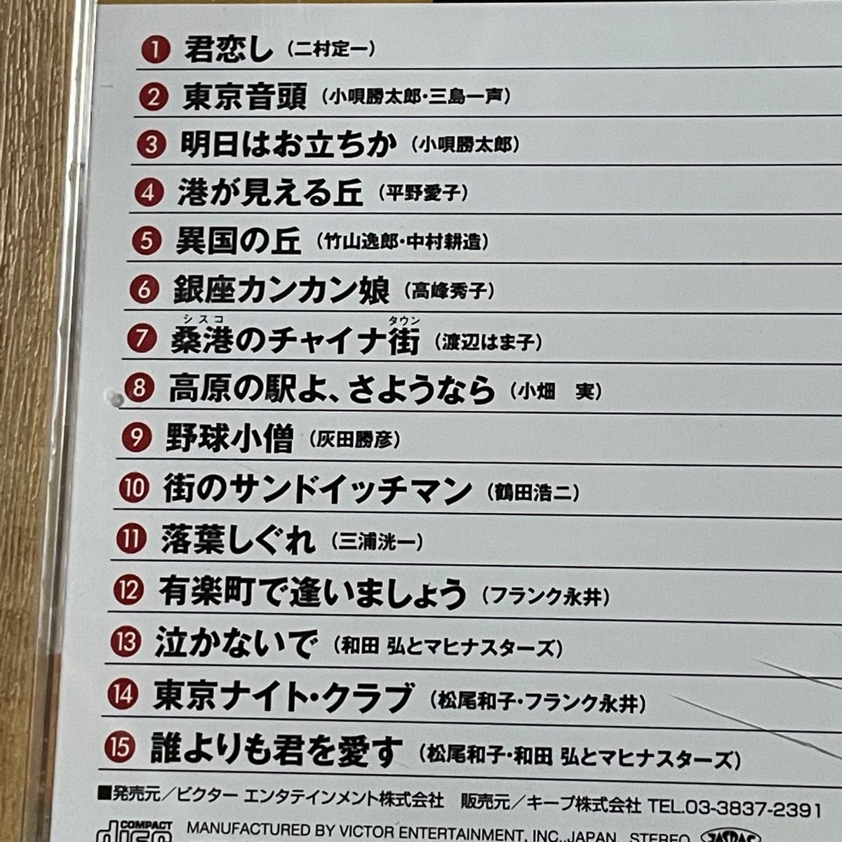 【送料無料★未開封CD】歌謡曲の殿堂１ Ｂｅｓｔ★ＢＥＳＴ （オムニバス）／鶴田浩二、フランク永井、松尾和子 ほか